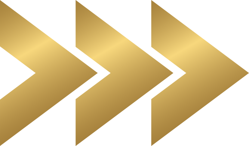 Gold Arrows Pointing Right.